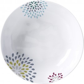 Πιάτο βαθύ Belfiore Durchm. 21 cm weiß/blau/grau