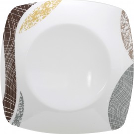 Πιάτο φαγητού Khadi λευκό / μπλέ