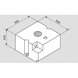ΔΕΞΑΜΕΝΗ FUSION 100LT ΤΕΤΡΑΓΩΝΗ