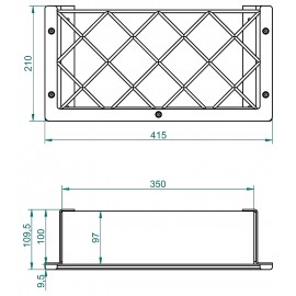 Einzelset zu Garagenstausystem 4-tlg.