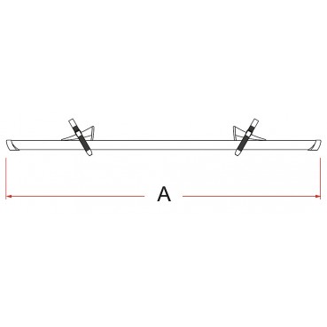 Ράγα Βάσης ποδηλάτου Kit Rail Premium 48