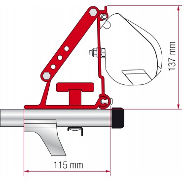 Αντάπτορας ΤΕΝΤΑΣ FIAMMA F35, F45S KIT AUTO