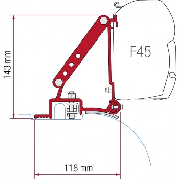 Αντάπτορας Kit Ducato / Jumper /Boxer High Roof