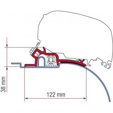 Αντάπτορας Kit Ducato / Jumper / Boxer High Rooof