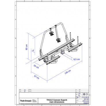 Βάση ποδηλάτων Caravan Superb Standard
