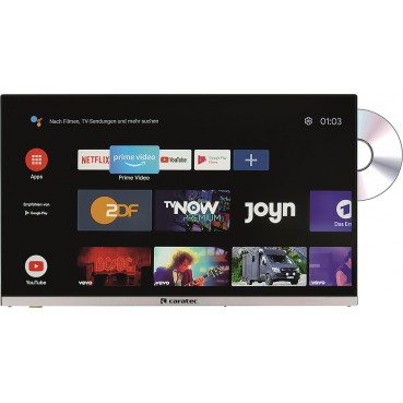 Τηλεόραση Vision CAV ευρυγώνια TV με DVB-T2 HD, DVB-S2 HD, DVD-Player, Bluetooth και Smart TV Stic