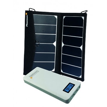 Mobile Solarladestation Trek King 2 x 7 & Powerpack MP 18