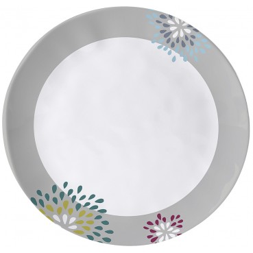 Πιάτο γλυκού Belfiore Durchm. 20 cm weiß/blau/grau