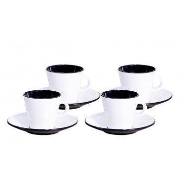 Espresso Set Linea Black 4-tlg.