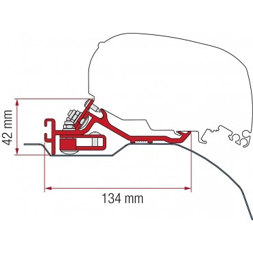Αντάπτορας 3-τεμ. Ducato, Jumper, Boxer H2 για L4 σε F65 / F80
