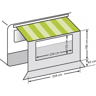 Universal Sun Blocker για μαρκίζες