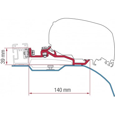 Αντάπτορας kit F80S Ducato H2