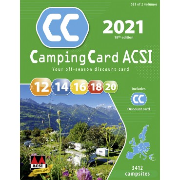CampingCard-Führer ACSI 2021 Englisch