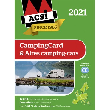 ACSI CampingCard & Aires camping-cars 2021