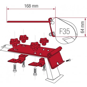 Αντάπτορας ΤΕΝΤΑΣ FIAMMA F35PRO STANDARD