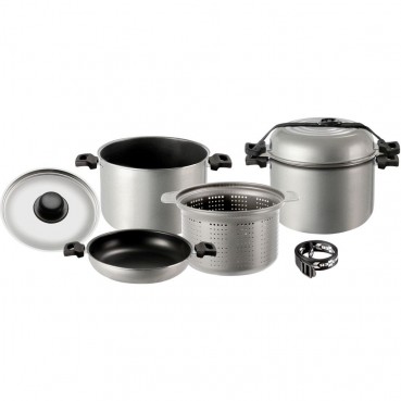 Κατσαρόλες σετ με καπάκι αλουμινίου
