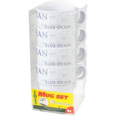 Κούπα 300 ml Blue Ocean (4 τμχ.)