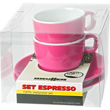 Σετ φλυτζάνι Espresso ροζ (2 τεμ.)