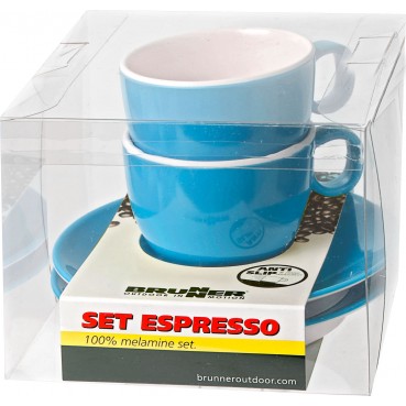 Σετ φλυτζάνι Espresso μπλέ (2 τεμ.)